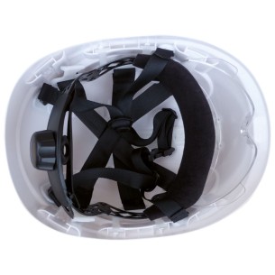 MONTANA, Casco dieléctrico EN397, EN50365 con Barbuquejo y visor transparente 2