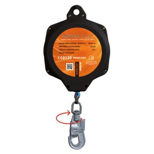 KOMPAKT PLUS, retráctil vertical cinta 15 m sin absorbedor