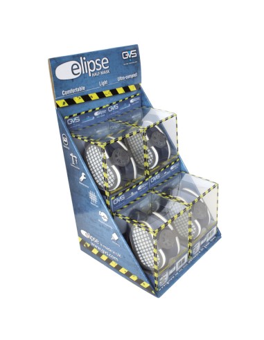 EXPOSITOR GVS, de balcão para máscaras da série Elipse