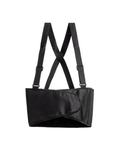 FASCIA LOMBARE elastica con velcro e bretelle (in blister)