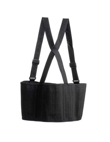 FASCIA LOMBARE elastica con velcro e bretelle (in blister)