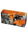 DIAMOND SAFE, gant antichimique orange nitrile diamant
