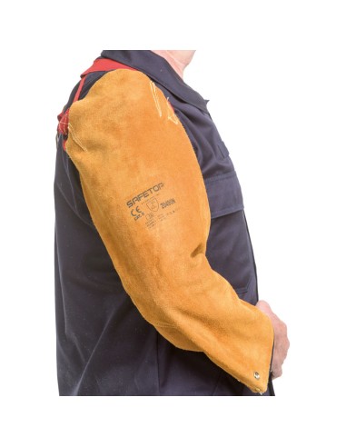 High-quality Leather Sleeves with Crossed Straps