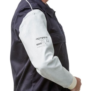 Leather Shoulder Sleeves, Grey Standard Quality