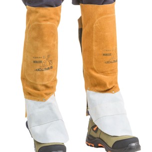 GAMBALETTO in Pelle qualità best marrone/grigio con rinforzo