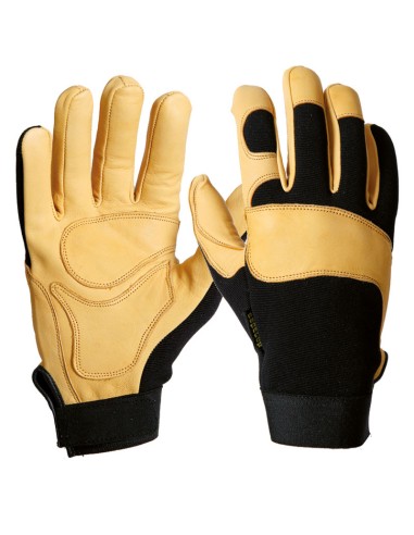 BERKELEY FLEX, guanto Mechanics pelle-spandex con velcro