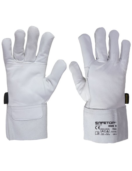 FENE, gant de soudeur en cuir 29 cm valable TIG