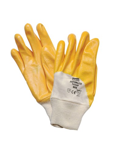 SUPERLITE PLUS, yellow nitrile synthetic glove OUTLET