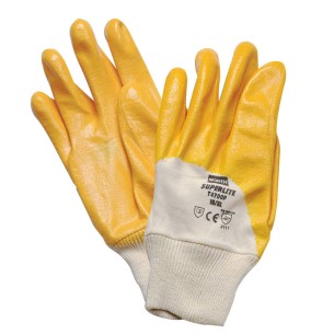 SUPERLITE PLUS, guante sintético nitrilo amarillo OUTLET