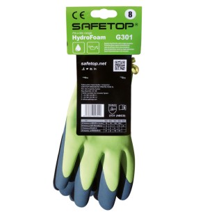 HYDROFOAM, Vattentät Latexhandske, Texturerad i Handflatan 2