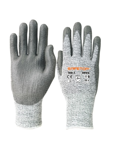 LIGHT TASK, cut-resistant B polyurethane glove