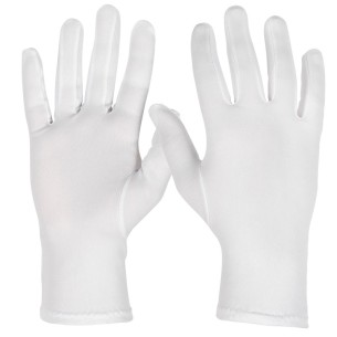 LIGHT PARADE, white cotton glove One size