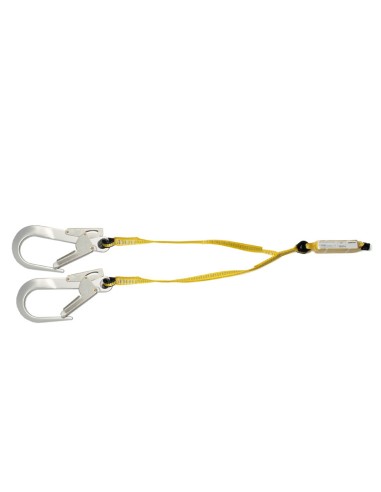 DOUBLE LANYARD 1.82 m, with energy absorber and 2 carabiners 80113J