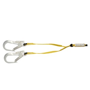 DOUBLE LANYARD 1.82 m, with energy absorber and 2 carabiners 80113J