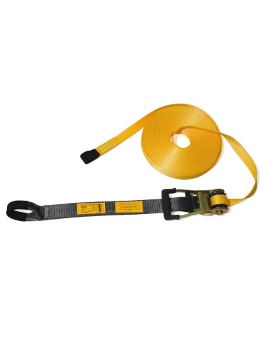 HORIZONTAL LIFELINE 20 m, adjustable webbing for 3 users
