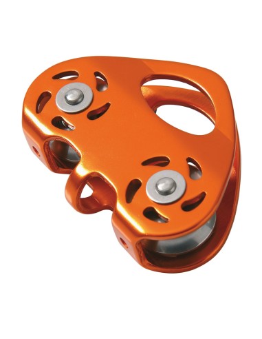 POULIE en aluminium pour tyrolienne pour cordes jusqu'à 13 mm