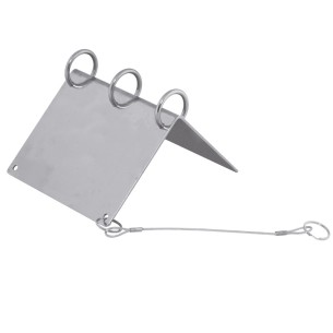 PROTECTEUR pour lignes de vie, en acier inox 180x175,5 mm 2