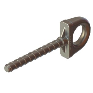 PUNTO DE ANCLAJE PERMANENTE, de acero galvanizado 12KN 173mm, ojo 20mm