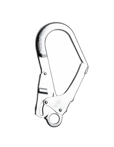 CARABINER SEMIMAXI, automatic steel with 50 mm gate