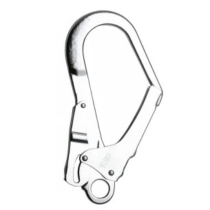 MOSQUETÃO SEMIMAXI, automático de aço abertura 50 mm