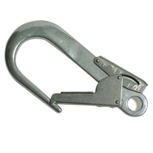 MAXI CARABINER, automatic aluminium with 60 mm opening