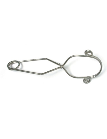 SUJECIÓN DE ACERO, de acero inox apertura 75 mm