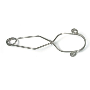 SUJECIÓN DE ACERO, de acero inox apertura 100 mm