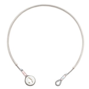 0.60 m cable, stainless steel for 8 mm diameter telescopic handle