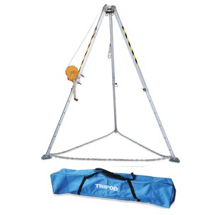 KIT spazi confinati, con treppiede 2m verricello 25m e zaino