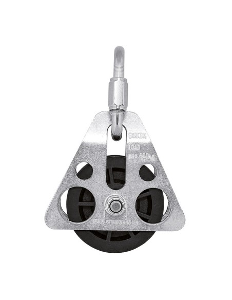 POLEA per treppiedi in acciaio, per corde di 12 mm