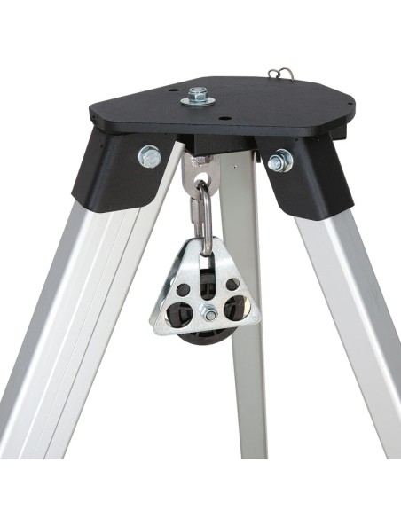 Pulley for steel tripod, for 12 mm ropes