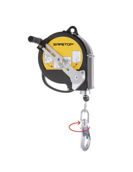 SAFE WINCH 15, 15 m cable winch with crank