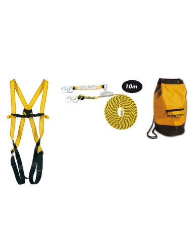 HELKA 71/10, kit avec harnais 80071B+81231 (10 m)+80122