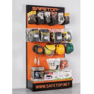 SHEET DISPLAY, 100x200 cm with tray and hooks