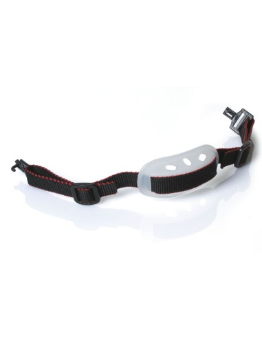 2-point chinstrap with chin pad