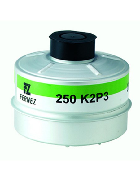 מסנן כיתה 2, K2P3 (250 סמ"ק) אלומיניום למסכות כיתה 2
