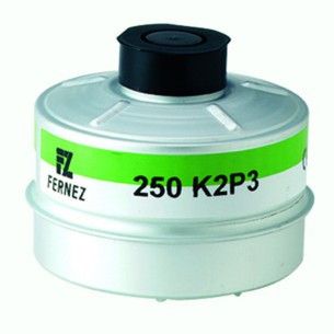 FILTRO CLASSE 2, K2P3 (250 cc) ALUMÍNIO para máscaras classe 2