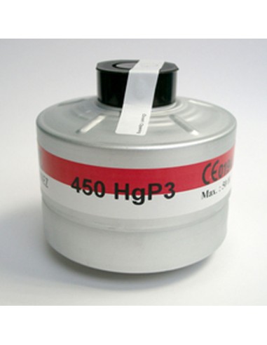 FILTRO CLASSE 2, HgP3 ALLUMINIO per maschere classe 2