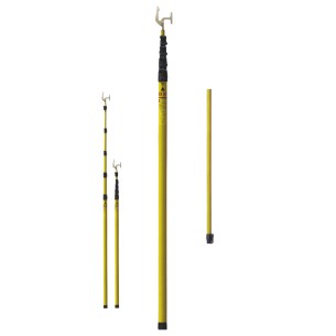 TELESCOPIC HANDLE 8 m, fibreglass pole with backpack