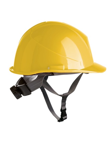 ER SERIES, HDPE hjälm med hakrem och ratt, EN397