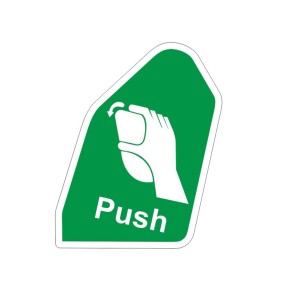 DUSCHTILLBEHÖR, handtryckknapp för 11010, 11011 och 11014