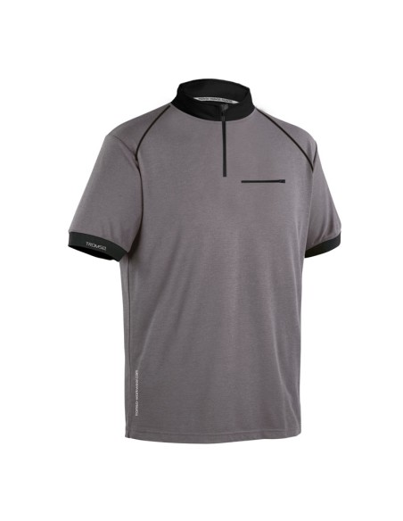 SADIÁS, polo technique gris/noir ou bleu/noir tailles S-2XL