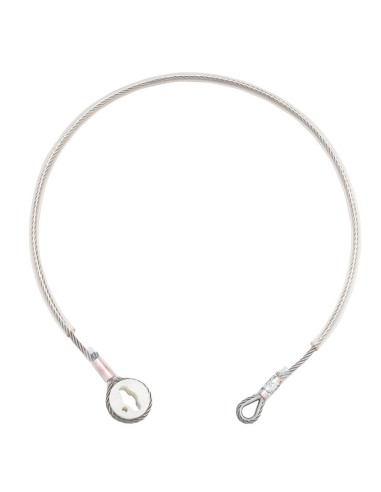 KABEL 1 m, i stål för teleskophandtag 8 mm diameter