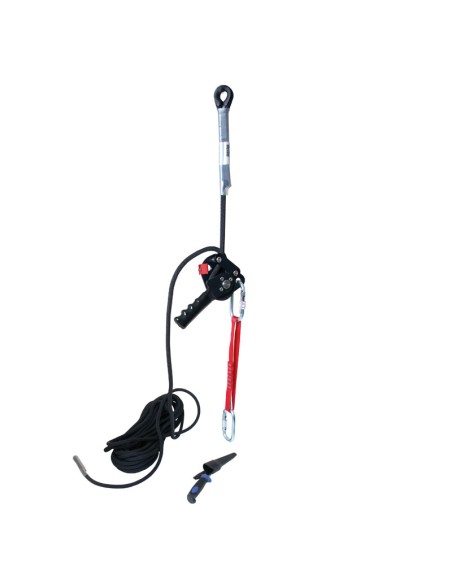 SYSTÈME de DESCENTE, avec corde de 11 mm et 40 m