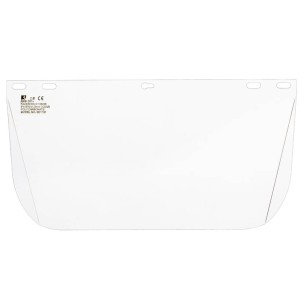 FACYPLUS VISOR, transparent with side shields, 1B T 3 9