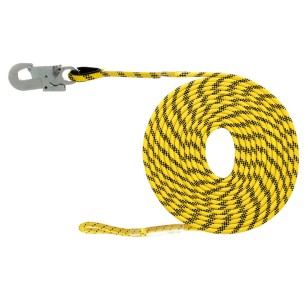 HORIZONTAL LIFE LINE 10 m, polyester 10.5 mm with carabiner