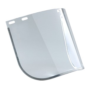 VISOR SUPERFACE, διαφανές με αλουμινένιο δακτύλιο, 1B T 9 3