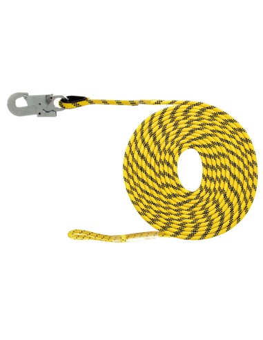 LINHA DE VIDA HORIZONTAL 20 m, poliéster10,5 mm com mosquetão