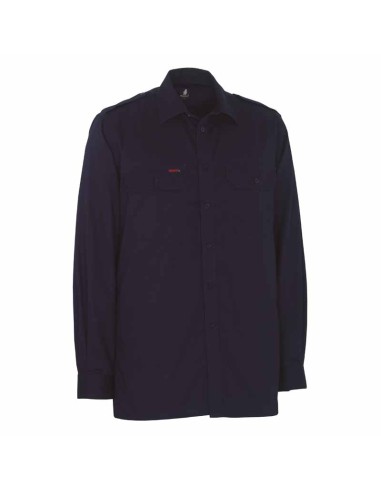 HEKLA, BLUE FLAME-RESISTANT LONG-SLEEVE SHIRT C50 (39/40 cm)
