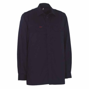 HEKLA, BLUE FLAME-RESISTANT LONG-SLEEVE SHIRT C50 (39/40 cm)